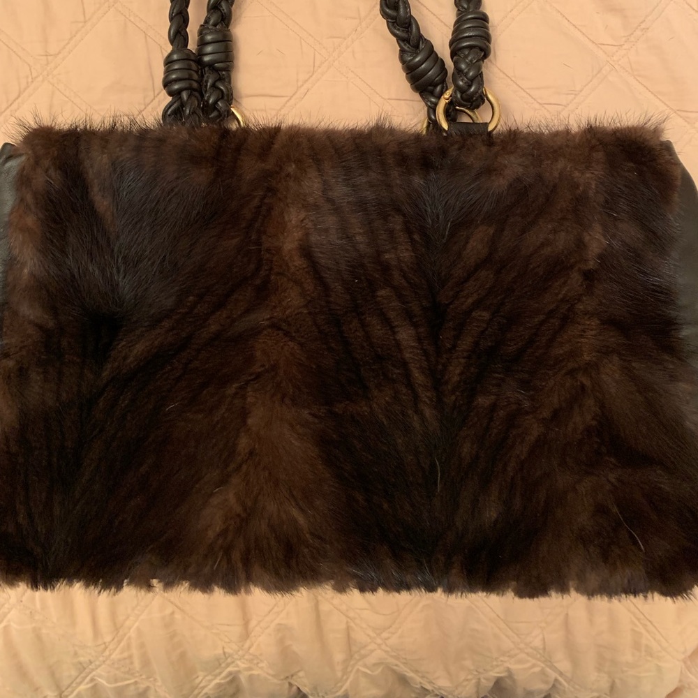 COPY - Paolo masi authentic fur handbag